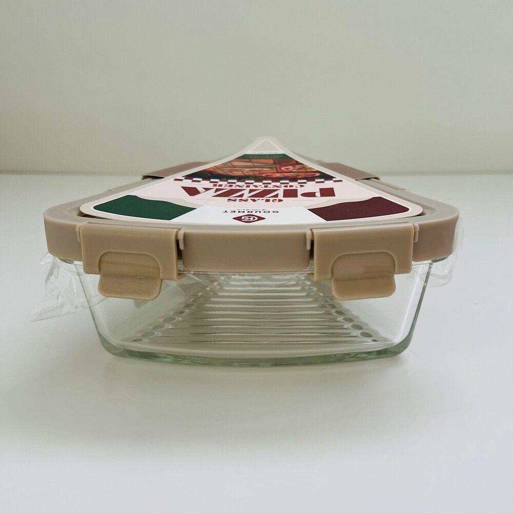 GOURMET KITCHEN Glass Pizza Container - Picture 6 of 9
